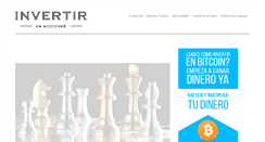 Desktop Screenshot of invertirenacciones.net