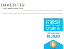 Tablet Screenshot of invertirenacciones.net